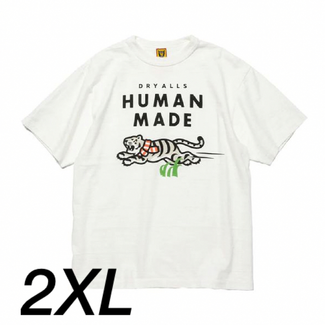 humanmade kaws T-SHIRT tiger #4 white XL