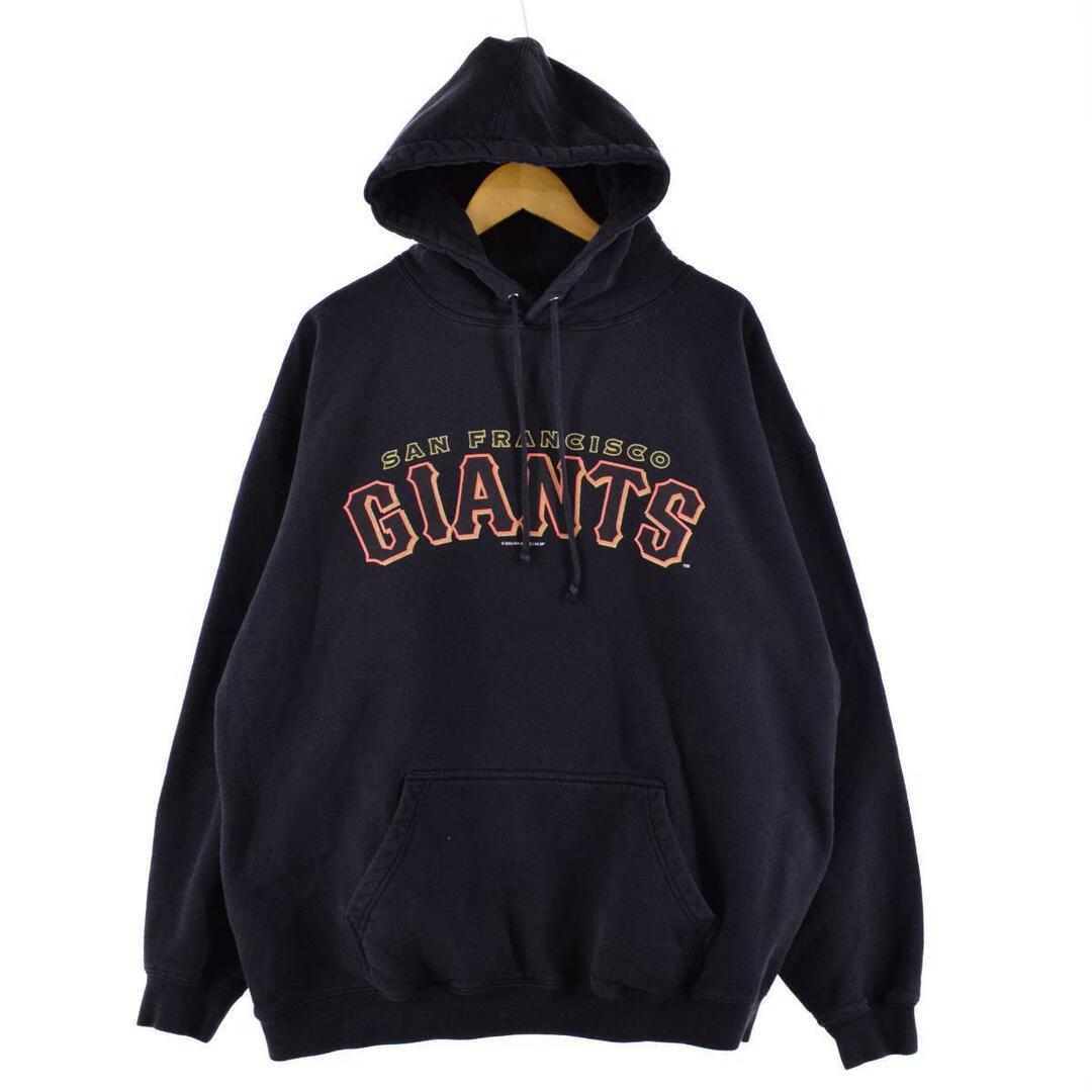 MLB SAN FRANCISCO GIANTS サンフランシスコジャイアンツ スウェットプルオーバーパーカー メンズXL /eaa290867