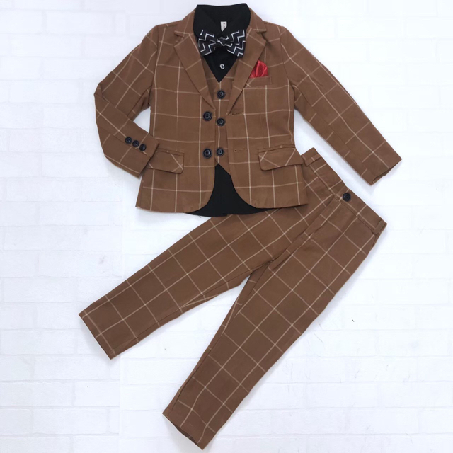 薄めー普通◯ストレッチ150㎝ 男の子 キッズフォーマル スーツ セット 191 卒業式入学式卒園入園