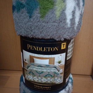 ペンドルトン(PENDLETON)のペンドルトン　ブランケット　グレー　ツインサイズ(毛布)