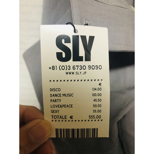 SLY(スライ)のSLY  スライ　レディースパンツ　サイズ0   新品未使用 レディースのパンツ(カジュアルパンツ)の商品写真