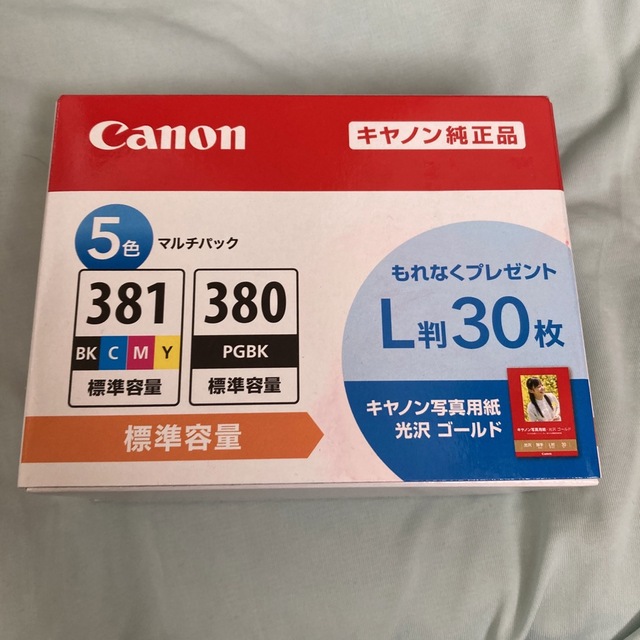 Canon(キヤノン)のCanon BCI-381+380/5MP スマホ/家電/カメラのPC/タブレット(PC周辺機器)の商品写真