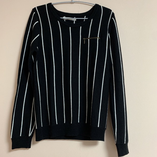 AZUL by moussy(アズールバイマウジー)のAZUL ストライプ　ニット レディースのトップス(ニット/セーター)の商品写真