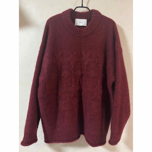 8on8 22aw red star knit ニット sullen