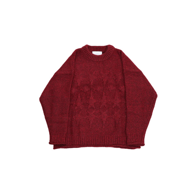 8on8 22aw red star knit ニット sullen