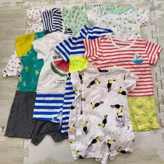 ベビーギャップ(babyGAP)のロンパースまとめ売り　9点(ロンパース)