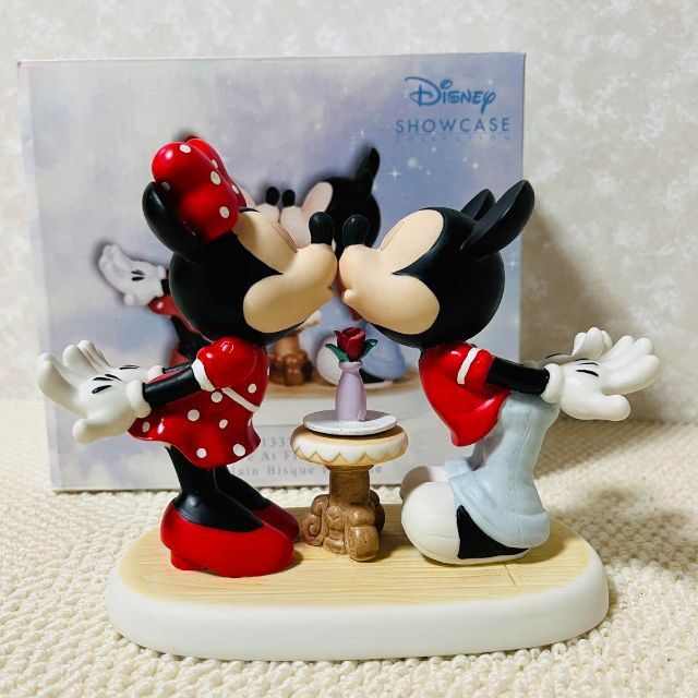 ディズニー プレシャスモーメント ミッキー ミニー ビスクドール
