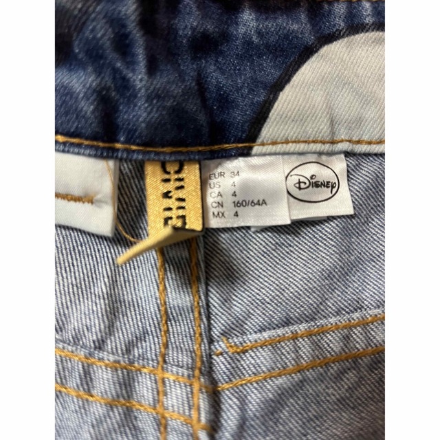 H&H(エイチアンドエイチ)のdenim_house様専用   H&M  ミッキー デニム レディースのパンツ(デニム/ジーンズ)の商品写真