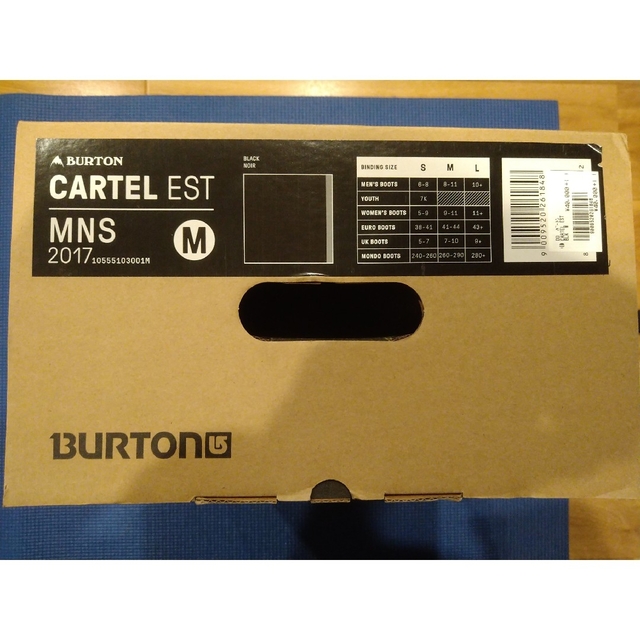 BURTON(バートン)のバートン カーテル EST Mサイズ BURTON CARTEL スポーツ/アウトドアのスノーボード(バインディング)の商品写真