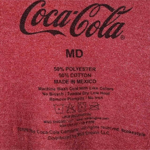 コカ・コーラ(コカコーラ)の《Coca Cola》半袖Tシャツ  Mサイズ 前面プリント ドリンク系 メンズのトップス(Tシャツ/カットソー(半袖/袖なし))の商品写真