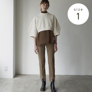 クラネ(CLANE)の【 CLANE 】CENTER SLIT SLIM TAPERED PANTS(カジュアルパンツ)