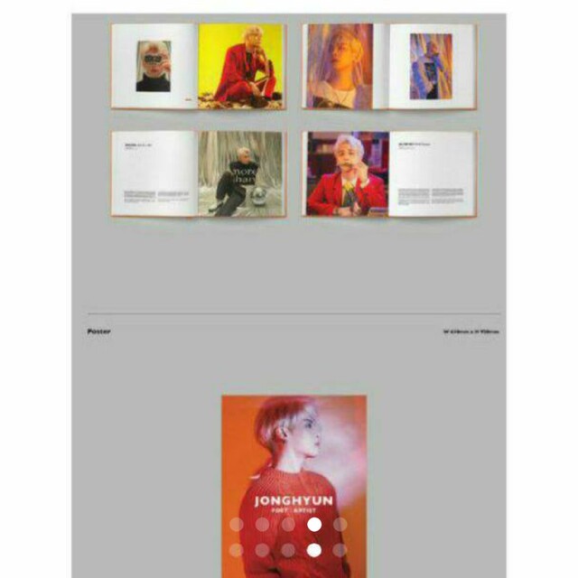 SHINee - SHINee JONGHYUN POET ARTIST 韓国盤CD【新品未開封】の通販