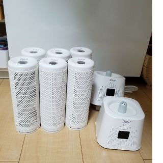 梅雨到来◆繰り返し使える◆コンパクト除湿器　2セット(加湿器/除湿機)