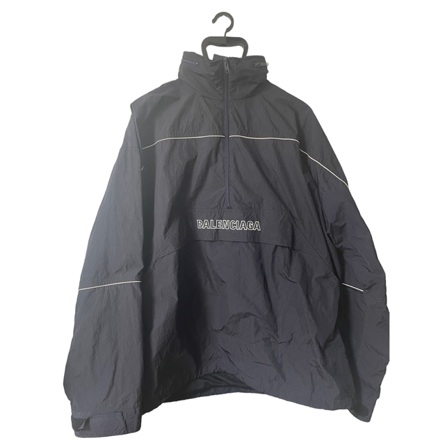 Balenciaga(バレンシアガ)のBALENCIAGA RAINJACKET プルオーバーナイロンジャケット80s メンズのジャケット/アウター(ナイロンジャケット)の商品写真