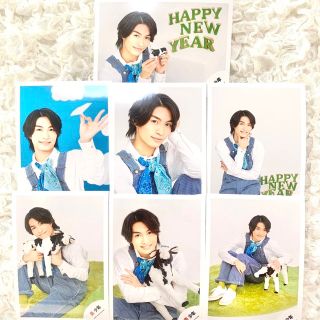 ジャニーズ(Johnny's)の那須雄登　公式写真　グリーティングフォト　New Year 2021(アイドルグッズ)