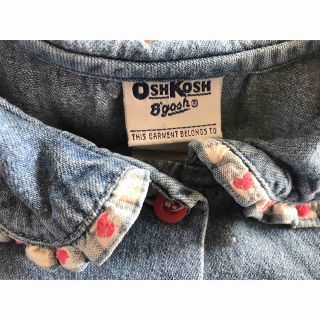 OshKosh - oshkosh デニムハートエプロン風ワンピース 2Tの通販 by ...