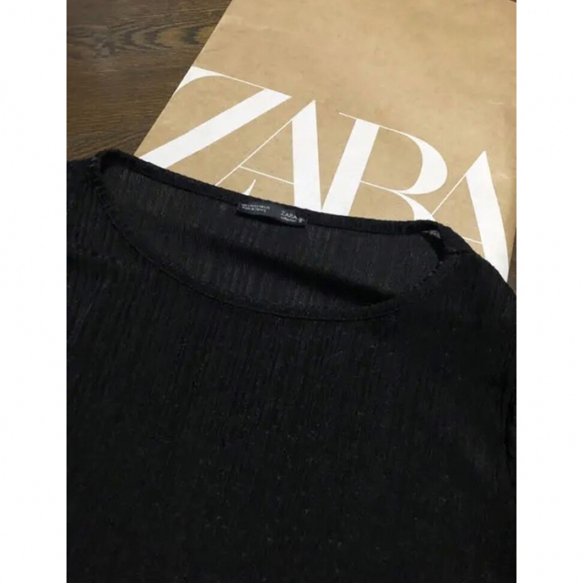 ZARA(ザラ)のお値下げ❣️ZARA銀座店購入❤️綺麗目カットソー❤️長袖❤️秋冬❤️ レディースのトップス(カットソー(長袖/七分))の商品写真