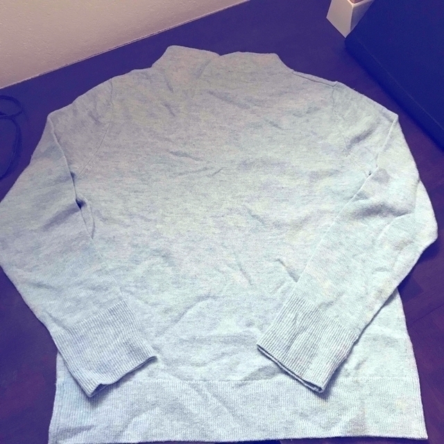 MUJI (無印良品)(ムジルシリョウヒン)の無印良品　ウールヤクモックネックセーター　Sサイズ レディースのトップス(ニット/セーター)の商品写真