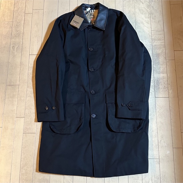 偉大な Burberry Supreme - Supreme Leather L Trench Collar トレンチ
