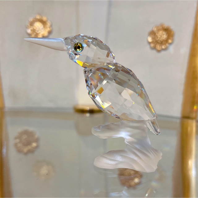 SWAROVSKI スワロフスキー 1992年 廃盤品 置物 鳥 カワセミ