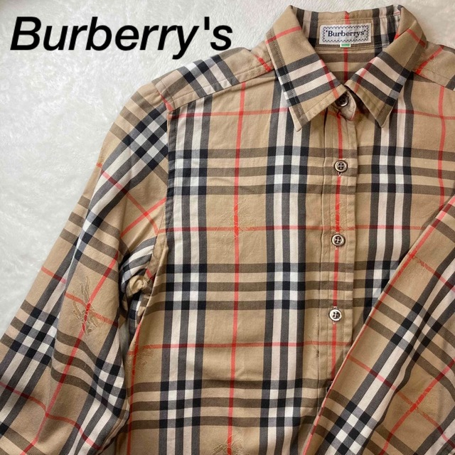 極美品】BURBERRY 長袖シャツ ポロシャツ ノバチェック 今季ブランド