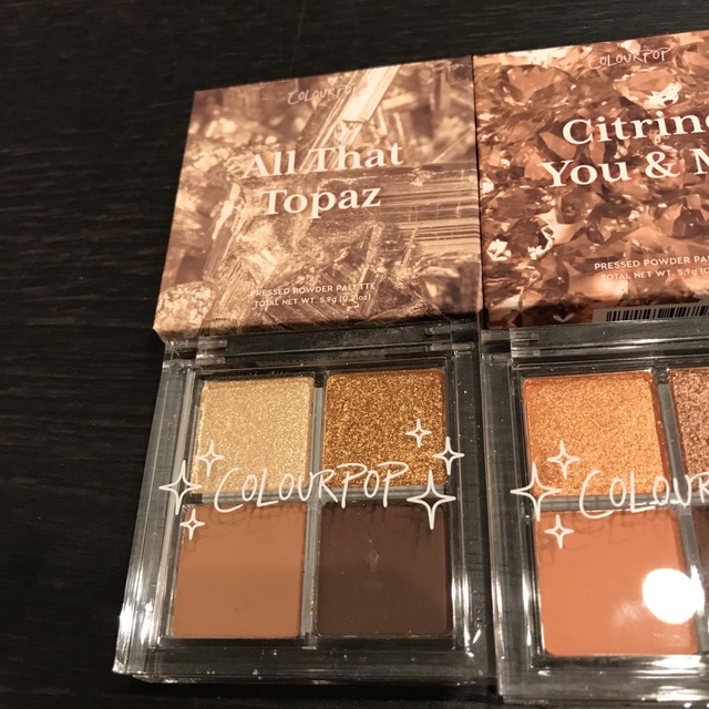 colourpop(カラーポップ)のカラーポップ　アイシャドウパレット  2点セット！ コスメ/美容のベースメイク/化粧品(アイシャドウ)の商品写真