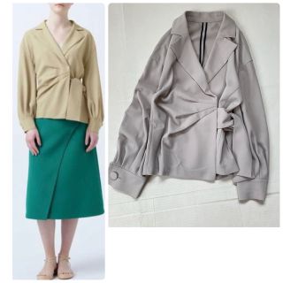 美品✨アドーア ジャケット 春服 シャツ ブラウス 日本製