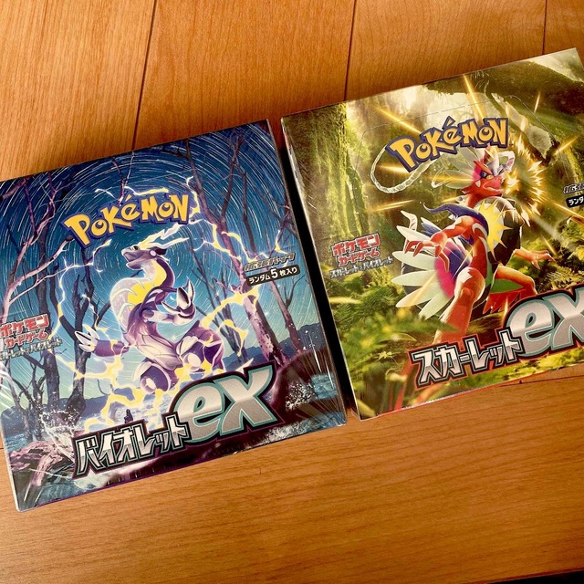 ポケモンカード　スカーレットex  バイオレットex  box　ボックス　未開封