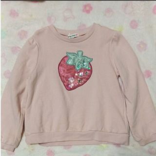 エニィファム(anyFAM)のエニィファム 120 いちごトレーナー(Tシャツ/カットソー)