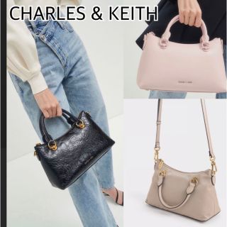 チャールズアンドキース(Charles and Keith)のCHARLES@&KEITH♡3wayハンドショルダーバッグ♡美品(ショルダーバッグ)