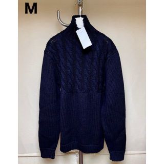 マルタンマルジェラ(Maison Martin Margiela)の新品 M 22ss マルジェラ ハーフケーブル タートルネックニット 3563(ニット/セーター)