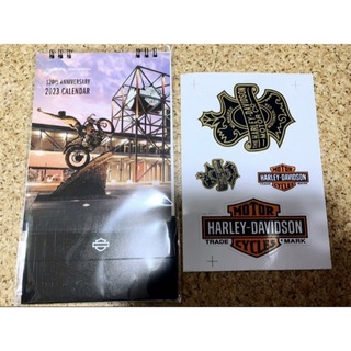 ハーレーダビッドソン(Harley Davidson)のハーレー　カレンダー　ステッカー　ハーレーダビットソン 2023 卓上　シール　(ステッカー)