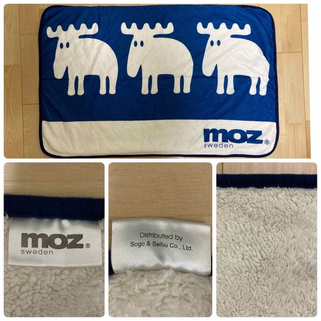 moz(モズ)のmoz ブランケット インテリア/住まい/日用品の寝具(毛布)の商品写真