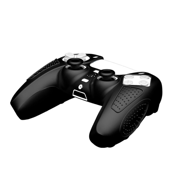 PlayStation(プレイステーション)のくままま6794様専用　PS5コントローラー　シリコンカバー　ブラック２個セット エンタメ/ホビーのゲームソフト/ゲーム機本体(家庭用ゲーム機本体)の商品写真