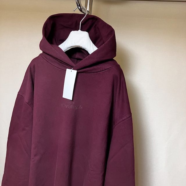 【初回限定】 Maison 4177 紫 パーカー 反転ロゴ マルジェラ L 22aw