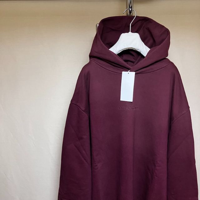初回限定】 Maison 4177 紫 パーカー 反転ロゴ マルジェラ L 22aw 新品