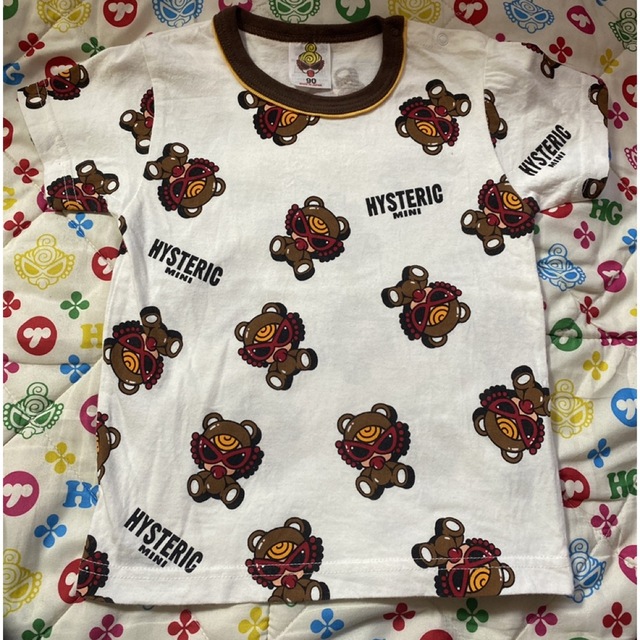 HYSTERIC MINI(ヒステリックミニ)のヒステリックミニ テディセット キッズ/ベビー/マタニティのキッズ服女の子用(90cm~)(Tシャツ/カットソー)の商品写真