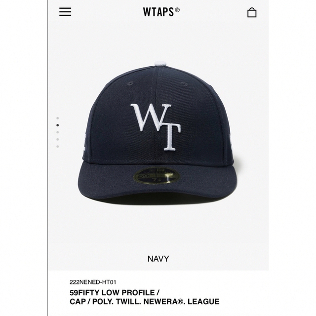 WTAPS 22AW 59FIFTY LOW PROFILE NAVY 3