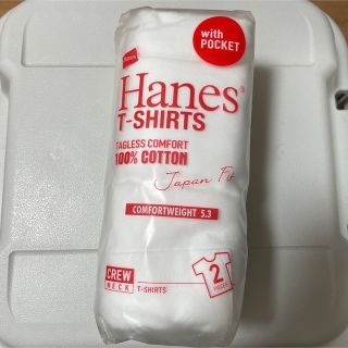 ヘインズ(Hanes)のヘインズ 半袖Tシャツ ポケット付き(2枚組)  Japan Fit メンズ(Tシャツ/カットソー(半袖/袖なし))