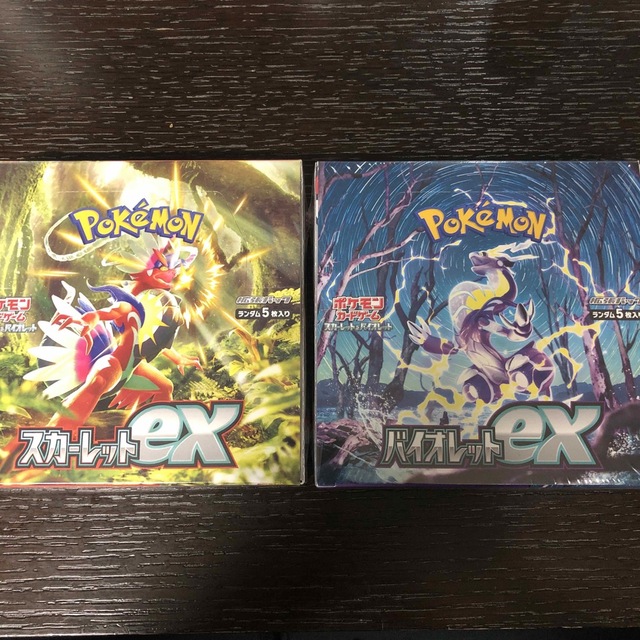 ポケモンカード スカーレットex バイオレットex box シュリンク付