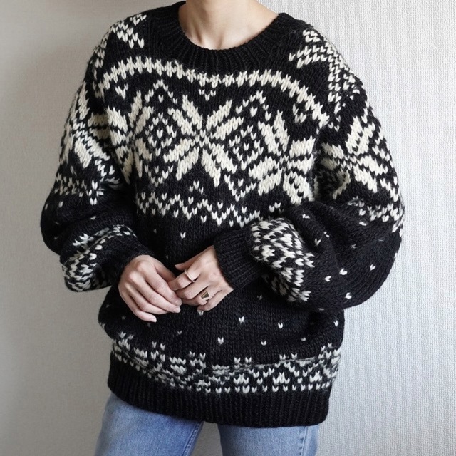 高級ブランド 新品 CREWNECK uniform MOHAIR experiment NORDIC モヘア