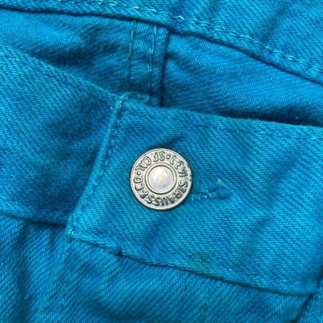 Levi's - リーバイス 後染め ターコイズブルー 501 0683の通販 Levi's - リーバイス 後染め ターコイズブルー 501 0683の通販