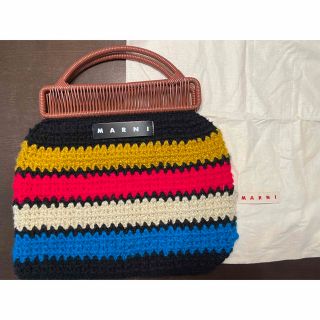 マルニ(Marni)のマルニ  marni ニットバッグ　クロシェバッグ(トートバッグ)