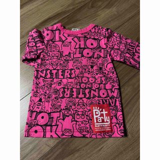 パーティーパーティー(PARTYPARTY)のparty party  ロンT 80cm ピンク(Ｔシャツ)