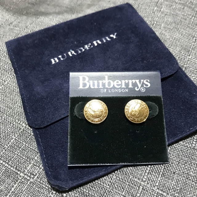 お値下げ バーバリー Burberry ピアス ヴィンテージ-