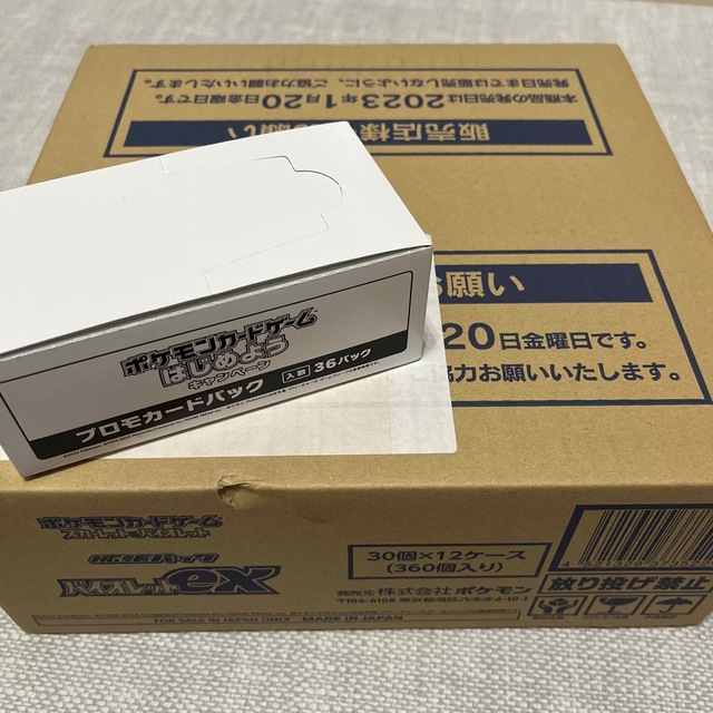 【同梱不可】 ポケモン - ポケモンカード バイオレットex 未開封カートン×1 Box/デッキ/パック