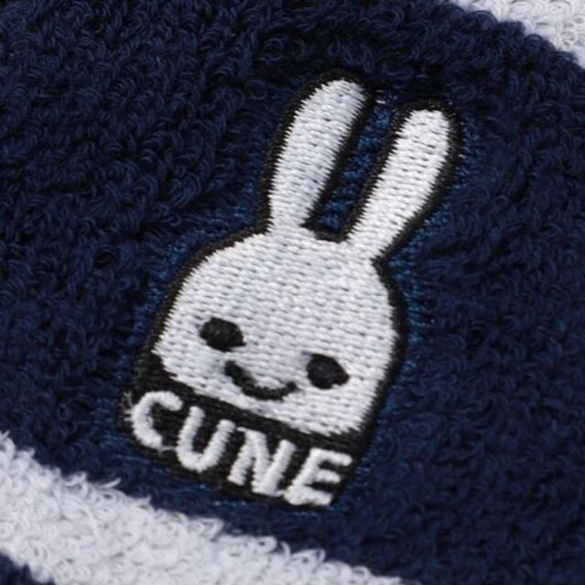 CUNE(キューン)の新品 cune キューン うさぎ刺繍 リストバンド 腕輪 バングル メンズのファッション小物(その他)の商品写真