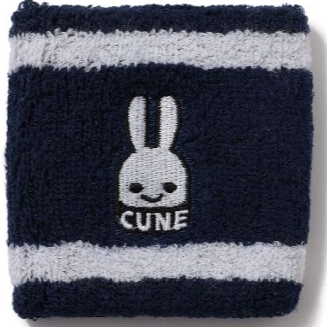 CUNE(キューン)の新品 cune キューン うさぎ刺繍 リストバンド 腕輪 バングル メンズのファッション小物(その他)の商品写真