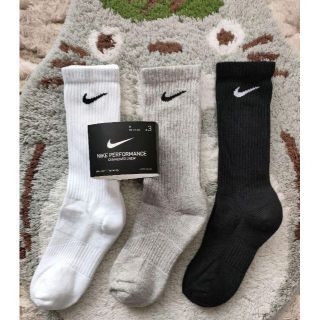 ナイキ(NIKE)のNIKE 23~25cm パフォーマンス クルー ソックス 3足セット(ソックス)