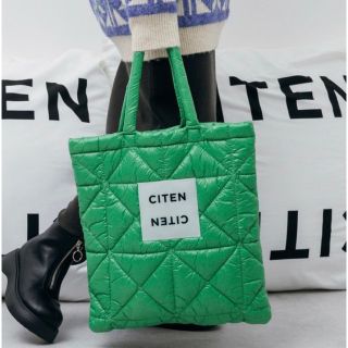 ユナイテッドアローズグリーンレーベルリラクシング(UNITED ARROWS green label relaxing)のCITEN パデッドトートバッグ　KELLY(トートバッグ)